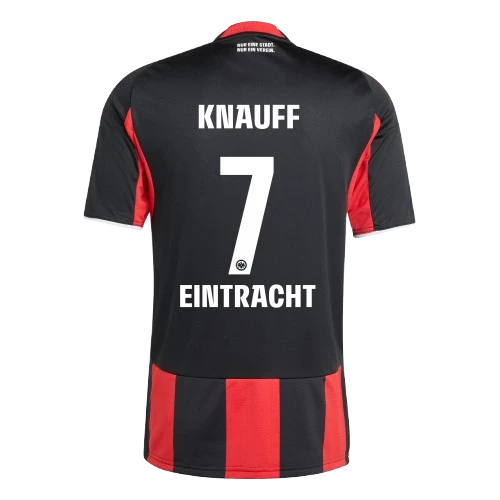knauffeintrachtfrankfurthomejersey Ansgar Knauff Eintracht Frankfurt 2025/26 Home Jersey by Adidas - Image 1