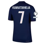 Khvicha Kvaratskhelia PSG 2025/2026 Authentic UCL Home Jersey by Nike