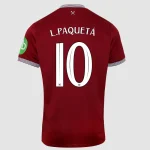 Lucas Paquetá West Ham 2025/26 Home Jersey by Umbro