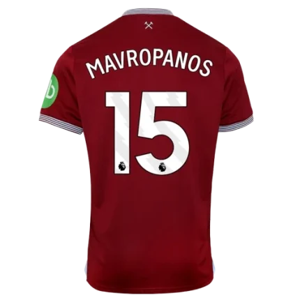 Konstantinos Mavropanos West Ham 2025/26 Home Jersey by Umbro