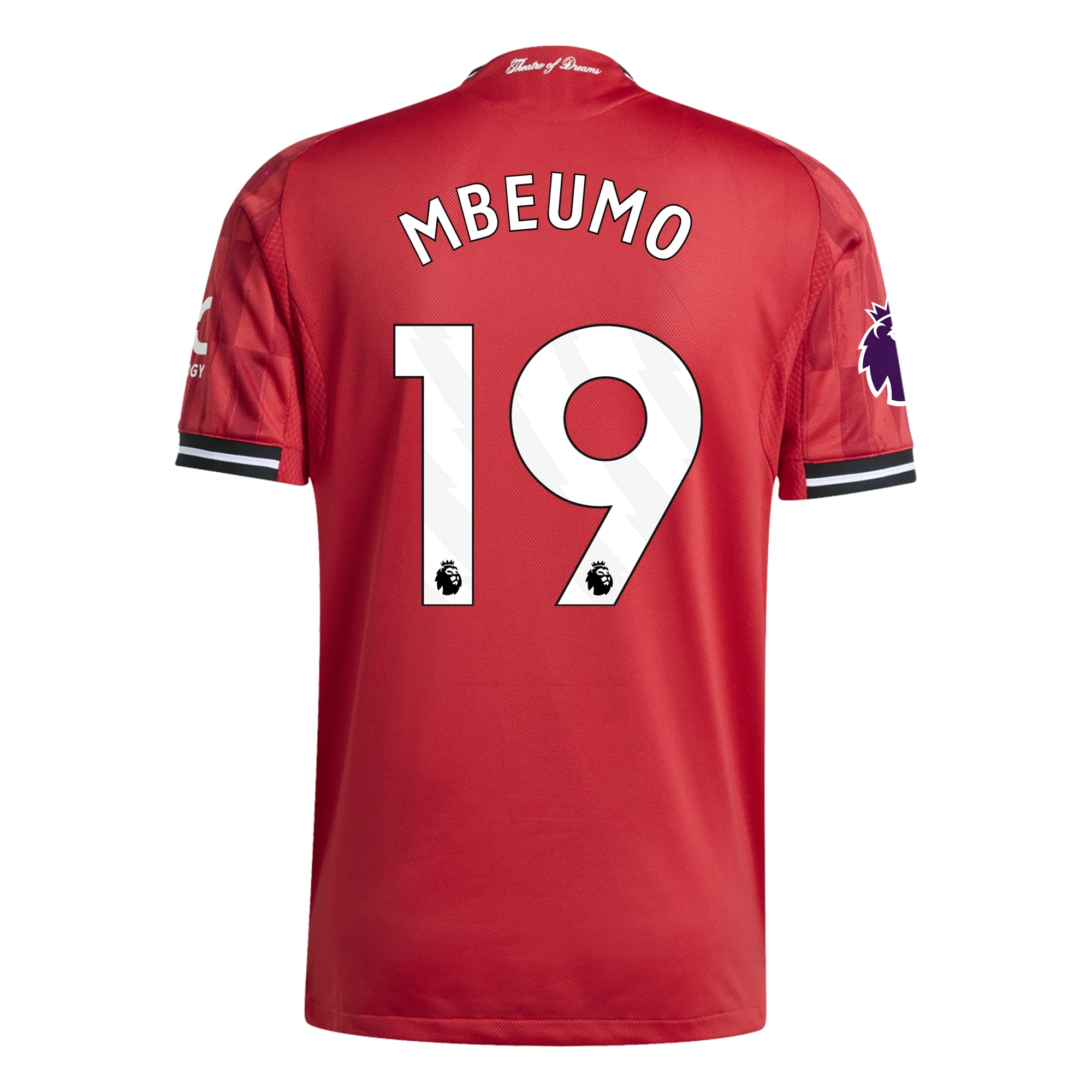 mbeumohomeauth Bryan Mbeumo Manchester United 2025/26 Authentic Home Jersey by Adidas - Image 1