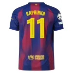 Raphinha Barcelona 2025/2026 Authentic UCL Home Jersey by Nike