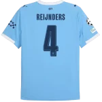 Tijjani Reijnders Manchester City 2025/26 UCL Home Jersey by Puma