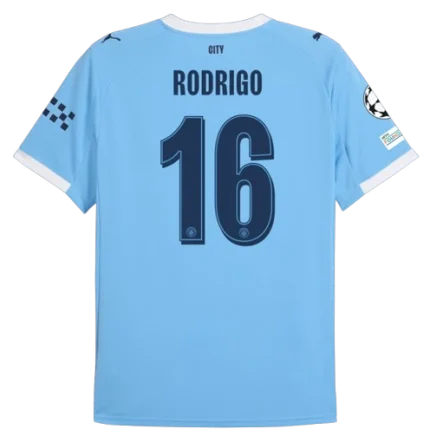 Rodri Manchester City 2025/26 UCL Home Jersey by Puma