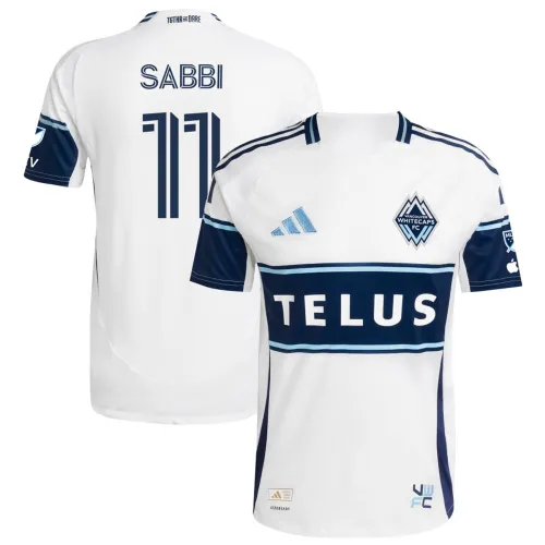 sabbihomeauth Emmanuel Sabbi Vancouver Whitecaps 2025 Authentic Home Jersey by Adidas - Image 1