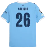 Savinho Manchester City 2025/26 UCL Home Jersey by Puma