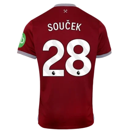 Tomáš Souček West Ham 2025/26 Home Jersey by Umbro