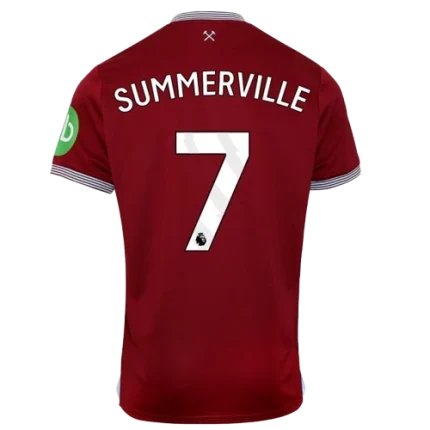 Crysencio Summerville West Ham 2025/26 Home Jersey by Umbro