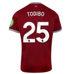 Jean-Clair Todibo West Ham 2025/26 Home Jersey by Umbro