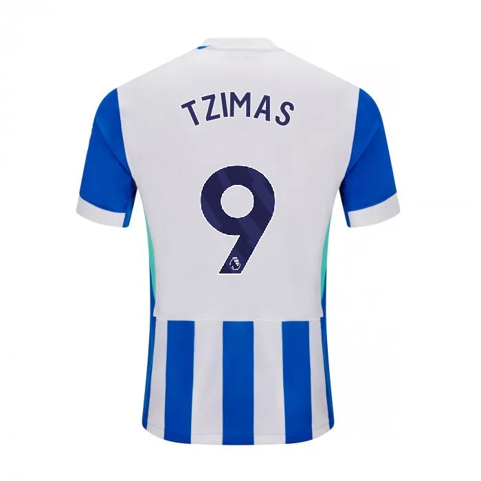 tzimashome Stefanos Tzimas Brighton 2025/26 Home Jersey by Nike - Image 1