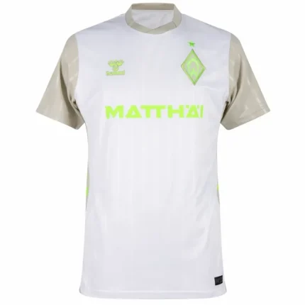 Front of Werder Bremen 2025/26 away jersey with club crest and sponsor logo