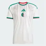 Algeria soccer jersey with Adidas logo and Algerian flag.