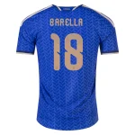 Nicolò Barella Italy 2026/27 Authentic Home Jersey by Adidas