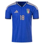 Nicolò Barella Italy 2026/27 Authentic Home Jersey by Adidas - Image 2