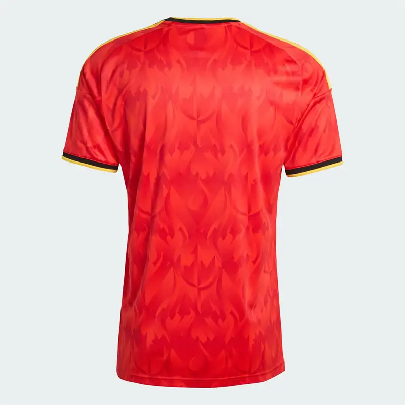 Back view of the red Belgium 2026/27 Home Jersey.