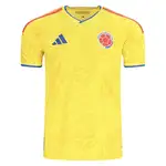 Yellow Colombia national football team jersey.