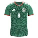 Carlos Rodríguez Mexico 2026/27 Home Jersey with number 8.