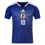 Japan national soccer team jersey, number 10.