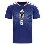 Japan national team soccer jersey with number 6.