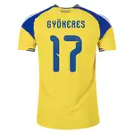 Viktor Gyökeres Sweden 2026/27 authentic jersey, number 17.