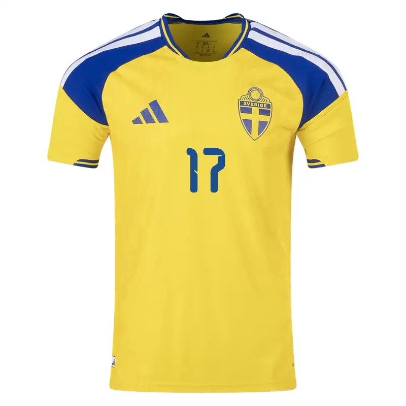 Authentic Viktor Gyökeres Sweden 2026/27 soccer jersey.