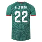 Hirving Lozano Mexico 2026/27 Authentic jersey, number 22.