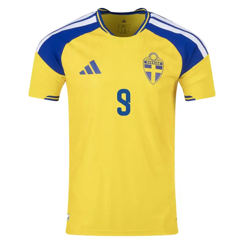 Authentic Alexander Isak Sweden 2026/27 9 soccer jersey.