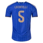 Manuel Locatelli Italy 2026/27 Authentic Home Jersey by Adidas