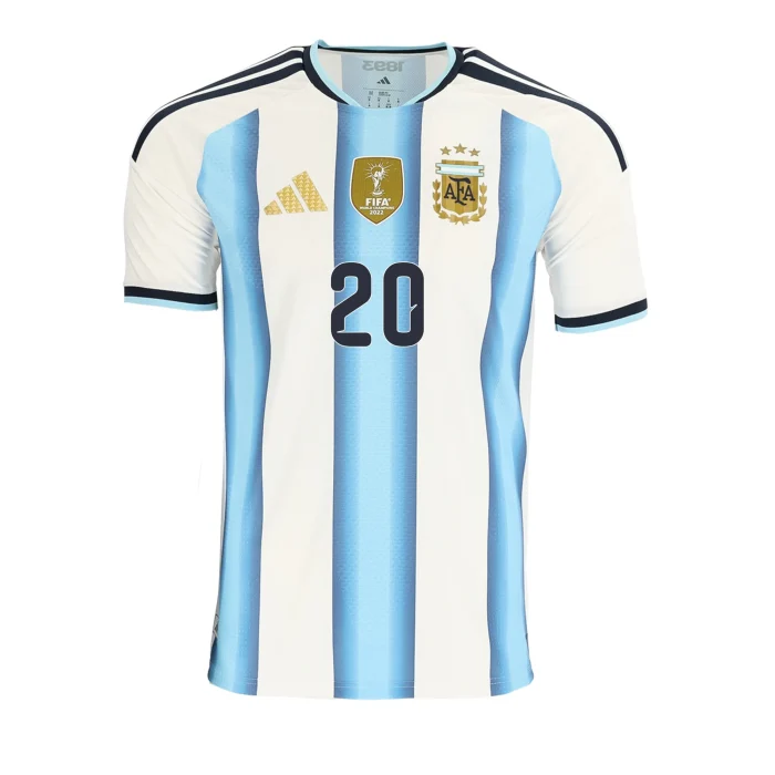 Alexis Mac Allister Argentina 2026/27 Authentic Home Jersey by Adidas