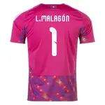 L. Malagon Mexico Goalkeeper Jersey with number 1 on the back.