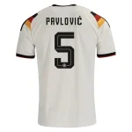 Aleksandar Pavlović Germany 2026/27 Home Jersey by Adidas