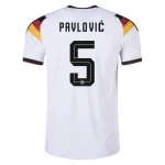 Aleksandar Pavlović Germany 2026/27 Authentic Home Jersey by Adidas