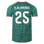 Roberto Alvarado Mexico 2026/27 Authentic Home jersey, back view.