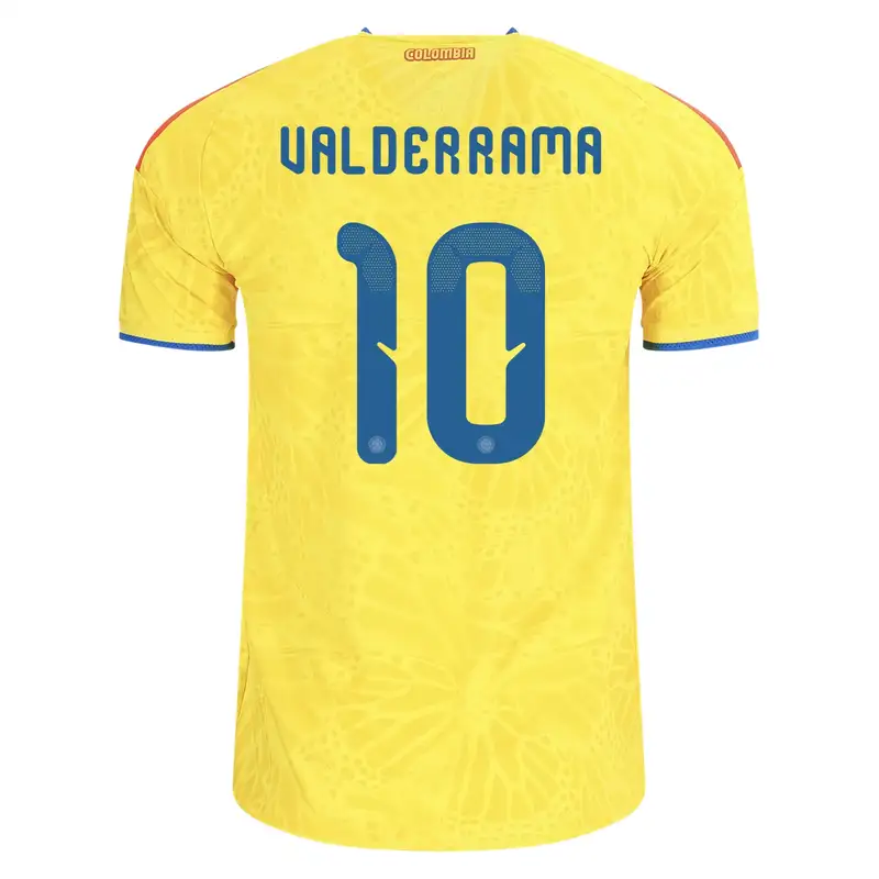 Colombia soccer jersey, Valderrama 10.