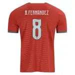 B. Fernandez jersey number 8.