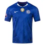 Chelsea Football Club blue jersey.