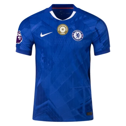 Chelsea Football Club 2021-22 home jersey.