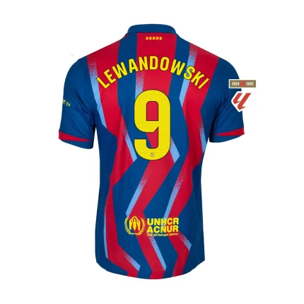 LEWANDOWSKI 9 Barcelona FC jersey.