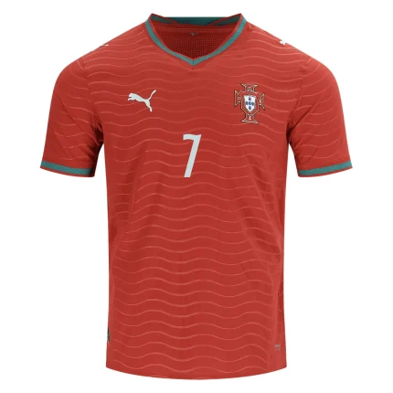 Portugal national football team jersey, number 7.
