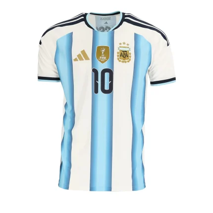 Argentina national football team jersey with number 10.