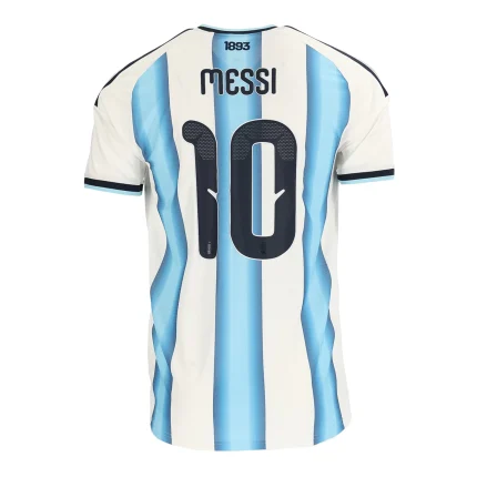 Argentina soccer jersey with Messi and number 10.