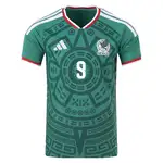 Mexico soccer jersey with number 9.