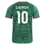 Mexico soccer jersey, C. Blanco, number 10.