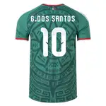 G. DOS SANTOS 10, Mexico soccer jersey.