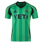 Austin FC 2026 Verde Home Jersey with YETI sponsor logo.