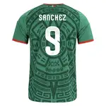 SANCHEZ 9, Mexico soccer jersey.