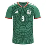 Mexico soccer jersey with number 9.