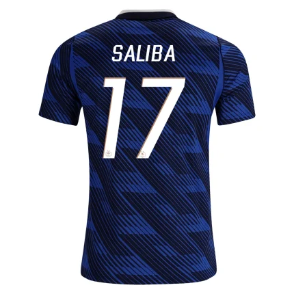 William Saliba France 26/27 Home Jersey back view