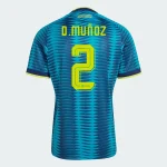 Daniel Munoz Colombia 26/27 Away back view
