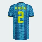 Daniel Munoz Colombia 2026/27 Authentic Away back view